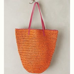 Anthropologie Straw Bag